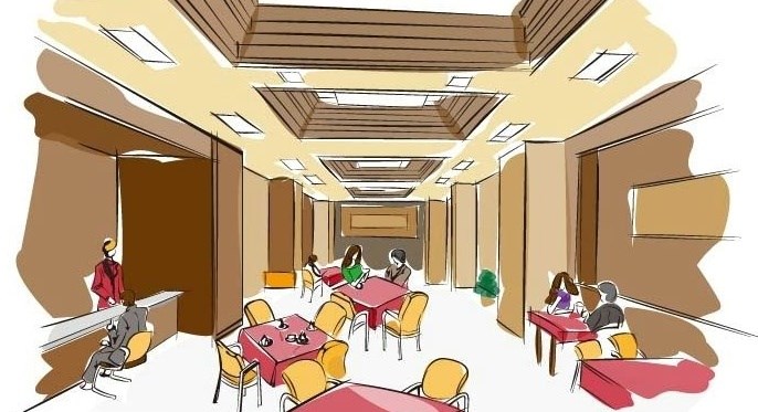 【工裝】餐廳這樣設計，這才叫"秀色可餐"！